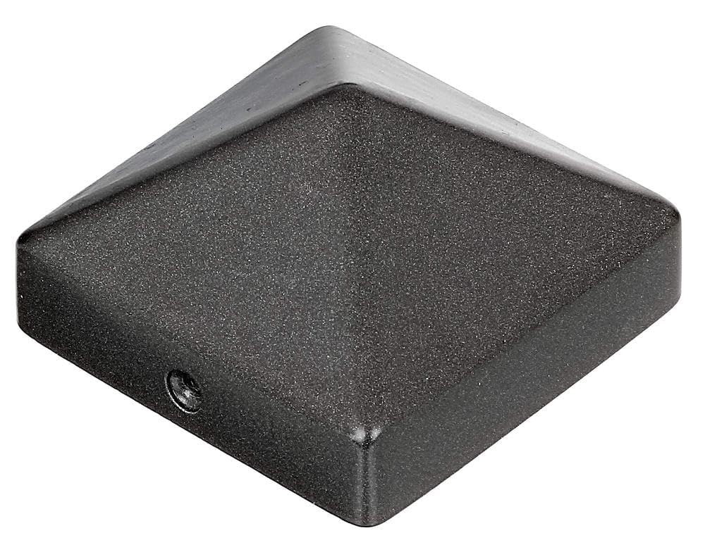 Post Cap for Wooden Posts High Shape Aluminium Casting 70 x 70 mm / 1 STK. Anthrazit-Metalic — image 1
