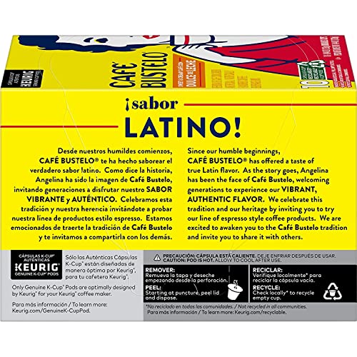 Café Bustelo Café con Dulce de Leche Flavored Espresso Style Coffee, 10