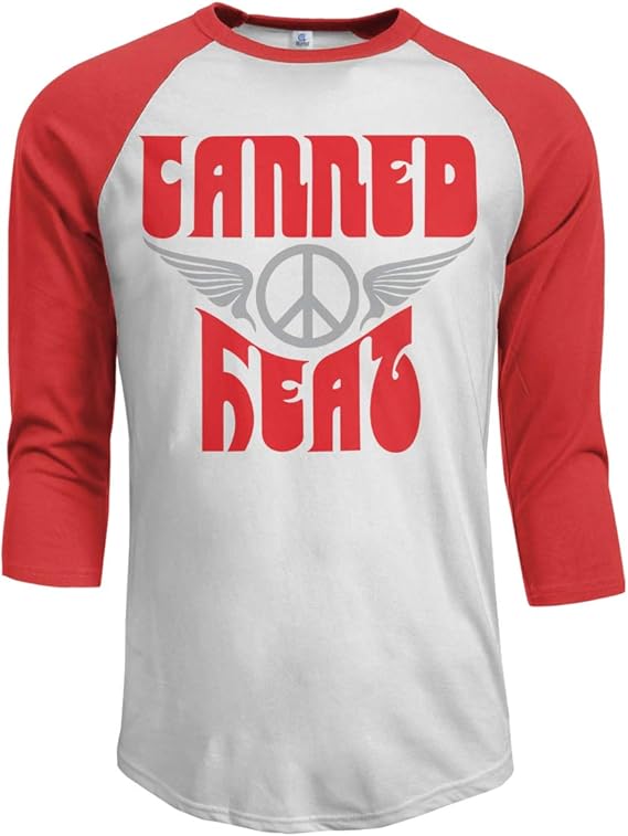 Amazon Co Jp Jaksonaturn Canned Heat メンズ Tシャツ ラグラン 七分袖 3 4スリーブ クルーネック ベースボールシャツ ハーフスリーブ 吸汗速乾 無地 カジュアル スポーツ トップス アメリカンポップミュージック Xxl 服 ファッション小物