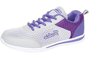 Bowling Shoes Women Orthopedic Bowling Shoes Breathable Lightweight Sneakers Comfortable Soft Soles Mesh Athletic Slip on Sne