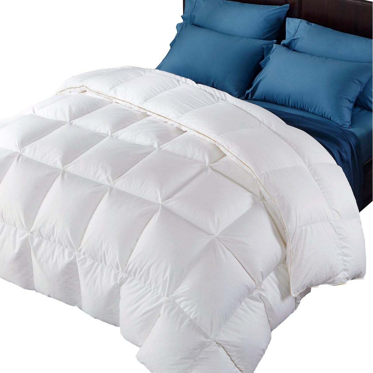MRNIU Goose Down Comforter King Duvet Insert 600TC 800FP