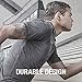 Skullcandy Method Bluetooth Wireless Sweat-Resistant Sport Earbuds with Microphone, Secure Around-The-Neck Collar, 9-Hour Rechargeable Battery, Perfect for Working Out, Black/Red