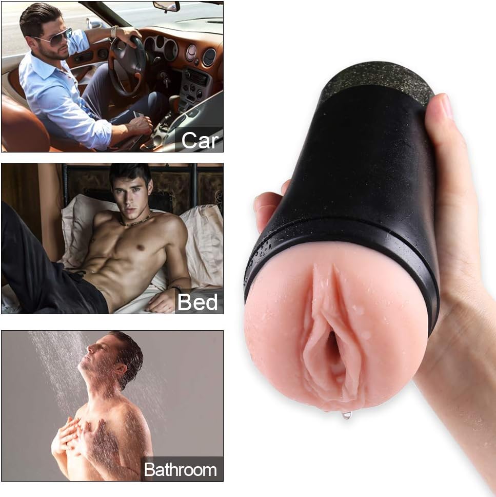Realistic Ar-ti-ficial Toys for Men, Real P^u-^SSY Male Air-S-u-cking Toys for Men Sexy Underwear Toys, Perfect for Travel Bathroom Pool Hotel