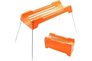 GESUNDTEK 10Ft/15Ft/20Ft RV Sewer Hose Support，Sewer Hose Support Kit,Foldable Metal Support Bracket with Different Heights Works Over Uneven Terrain，Easty to Drain，Stable and Durable