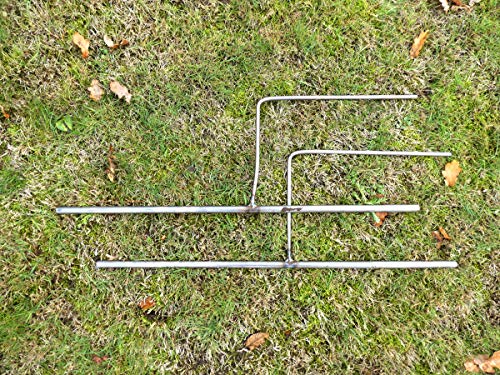 Irony24 Edelrost Sichtschutz 150 x 62 cm Blank inkl. Bodenanker – Bild 4
