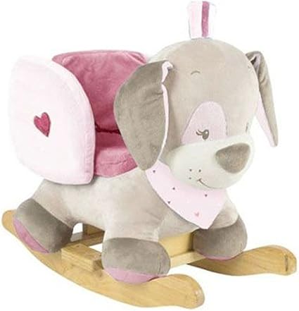 Nattou Animal A Bascule A Partir De 1 An Avec Sangle Fille Amazon Fr Bebes Puericulture