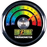 Exo Terra Dial Thermometer Black and Gray Model view 1