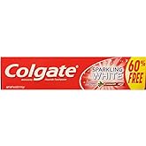 Colgate Anticavity Fluoride Toothpaste Sparkling White Cinnamint with Cinnamon &amp; Natural Mint Flavor Gel - Gluten Free