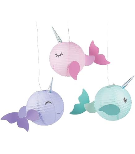 Creative Party PC345904 Narwhal and Friends - Piatti di carta per il