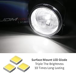 iJDMTOY OEM-Spec Clear Lens Fog Light Kit with
