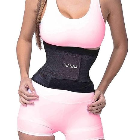 YIANNA Damen Waist Trainer Verstellbar Bauchweggürtel Korsett Unterbrust Sport Corsage