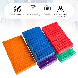 Plastic Tube Rack，Test Tube with Double Panel 96