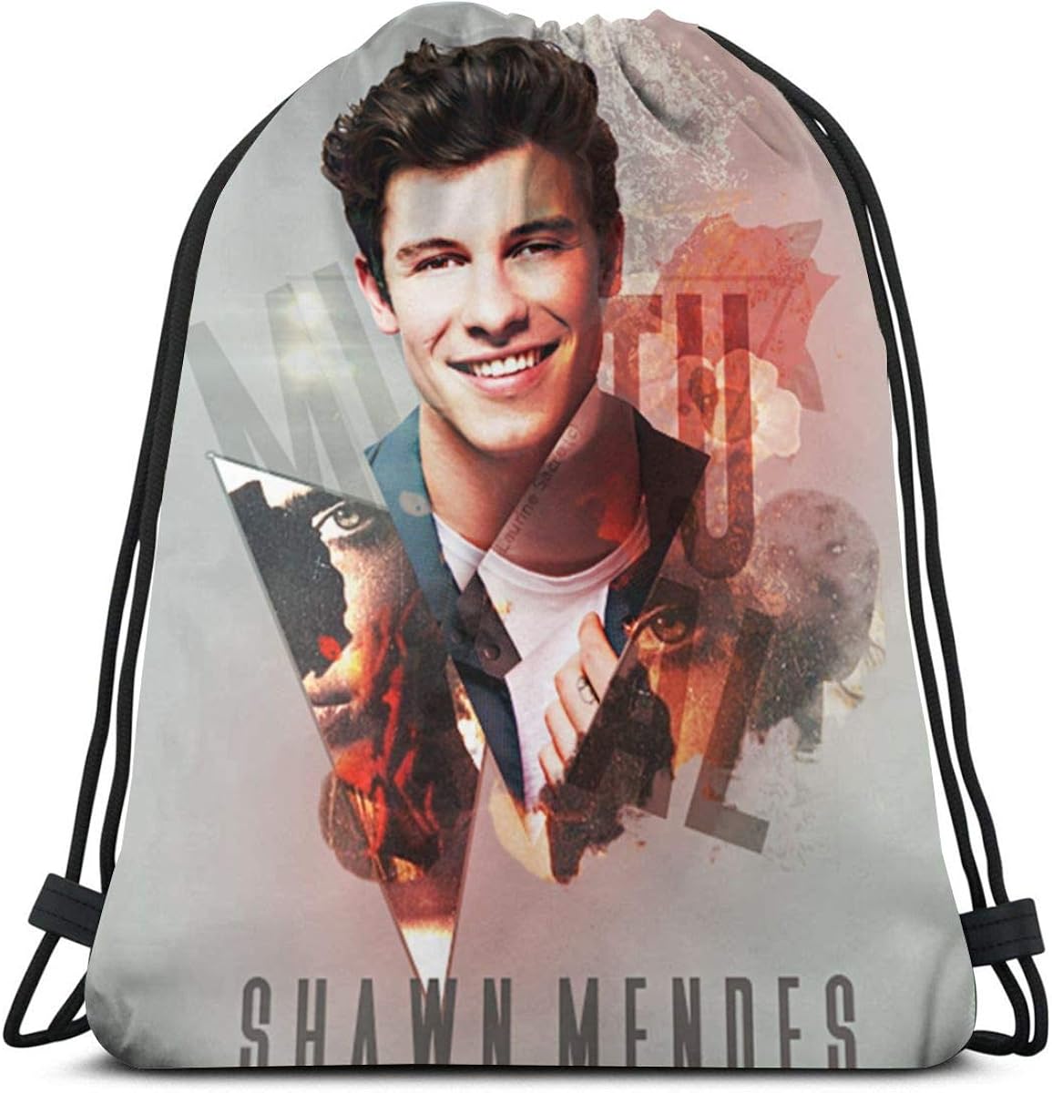 Bein Shawn Mendes Backpack Drawstring Bags Gym Bag Amazon Ca Clothing Accessories