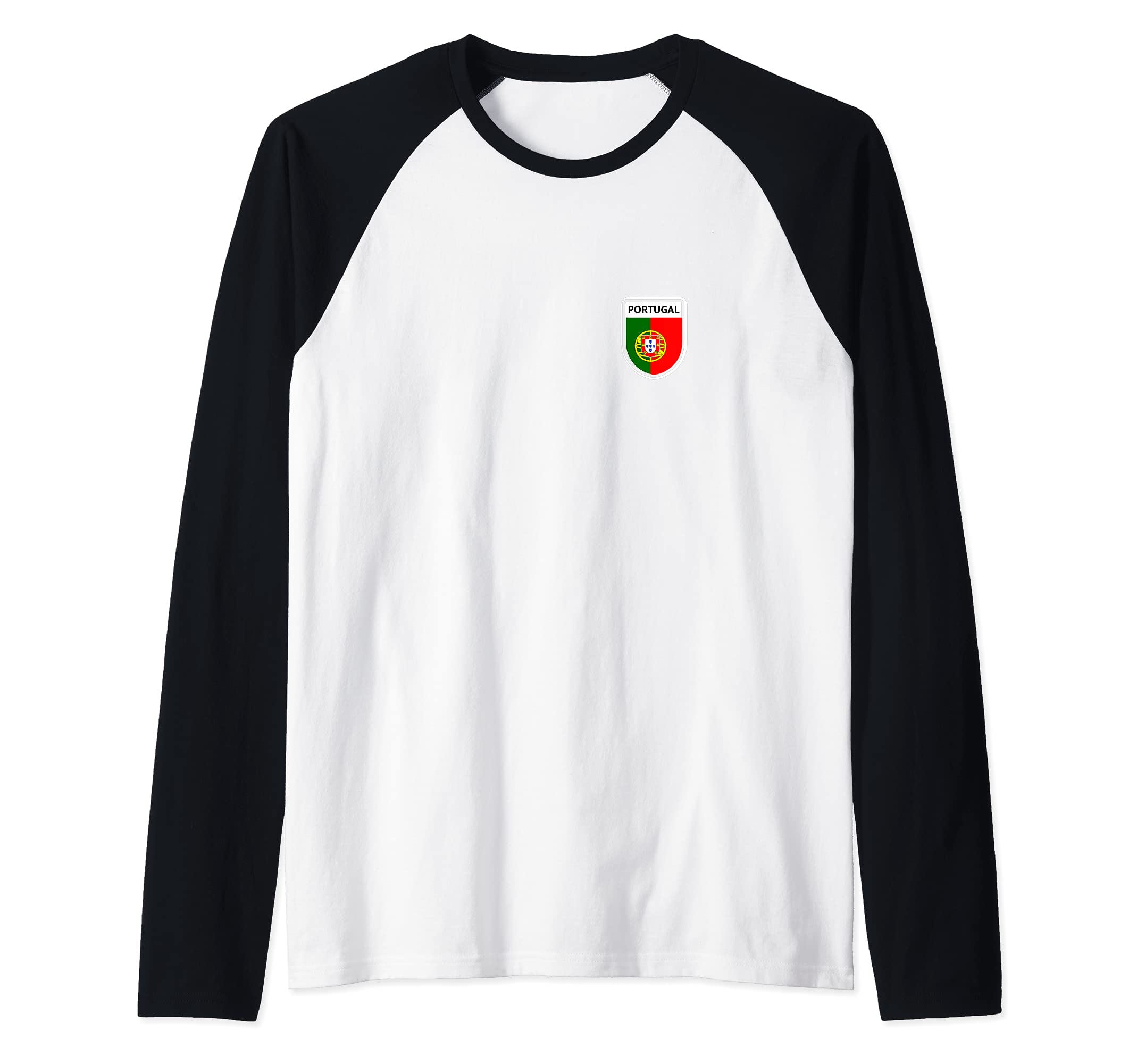 Flag Portugal Raglan Baseball Tee