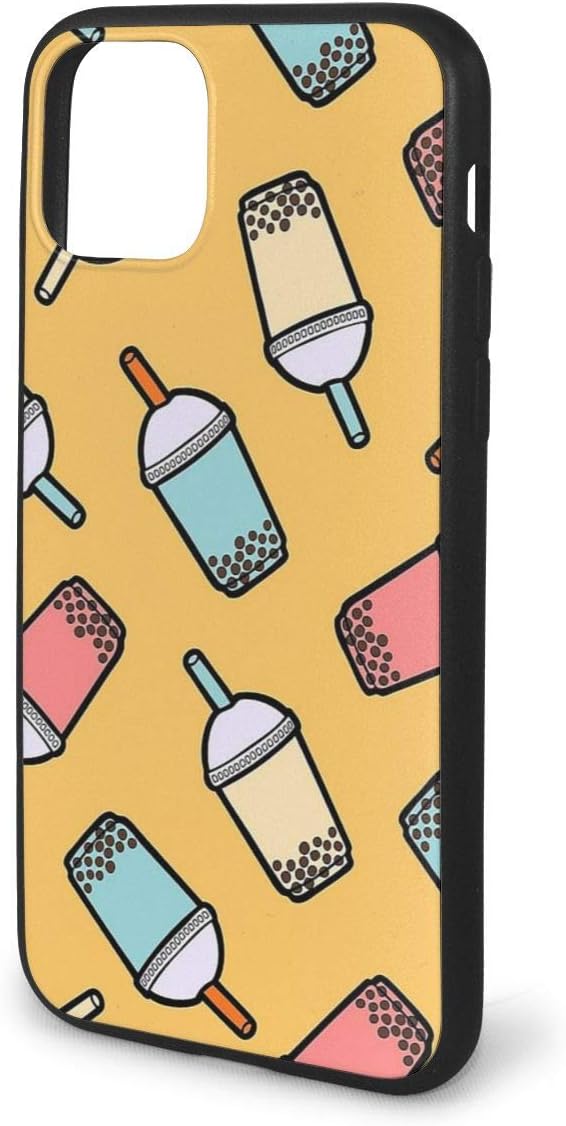 Bubble Tea Design iPhone 11 Pro Max Case, Ultra-Thin Slim Fit Soft TPU Cover Case Compatible with iPhone 11 Pro Max Case 6.5 Inch