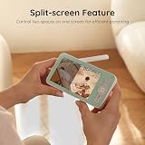 BOIFUN 2K WiFi Baby Monitor with Two Cameras 4x Zoom PTZ Split Screen view 7
