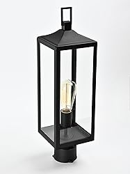 Large Lamp Post Light Fixture, 21.3 Inch Post Lamps