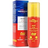 Aqualogica Detan SPF 50 Sunscreen Spray with PA++++ | Helps Reduce Tan & Deeply Hydrates | Mess-Free Reapplication & Water-Light Texture | Sweat Resistant | 3.38 Fl Oz/100ml