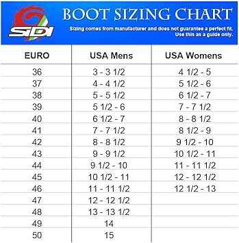 sidi boot sizing