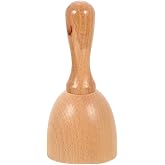 Lurrose Wooden Swedish Massage Cups Manual Anti Suction Cup Wood Therapies Cup for Muscle Relaxation Body Sculpting Tool