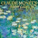 Claude Monet's Water Lilies 2020 12 x 12 Inch Monthly Square Wall Calendar with Foil Stamped Cover b by 