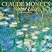 Claude Monet's Water Lilies 2020 12 x 12 Inch Monthly Square Wall Calendar with Foil Stamped Cover b by 