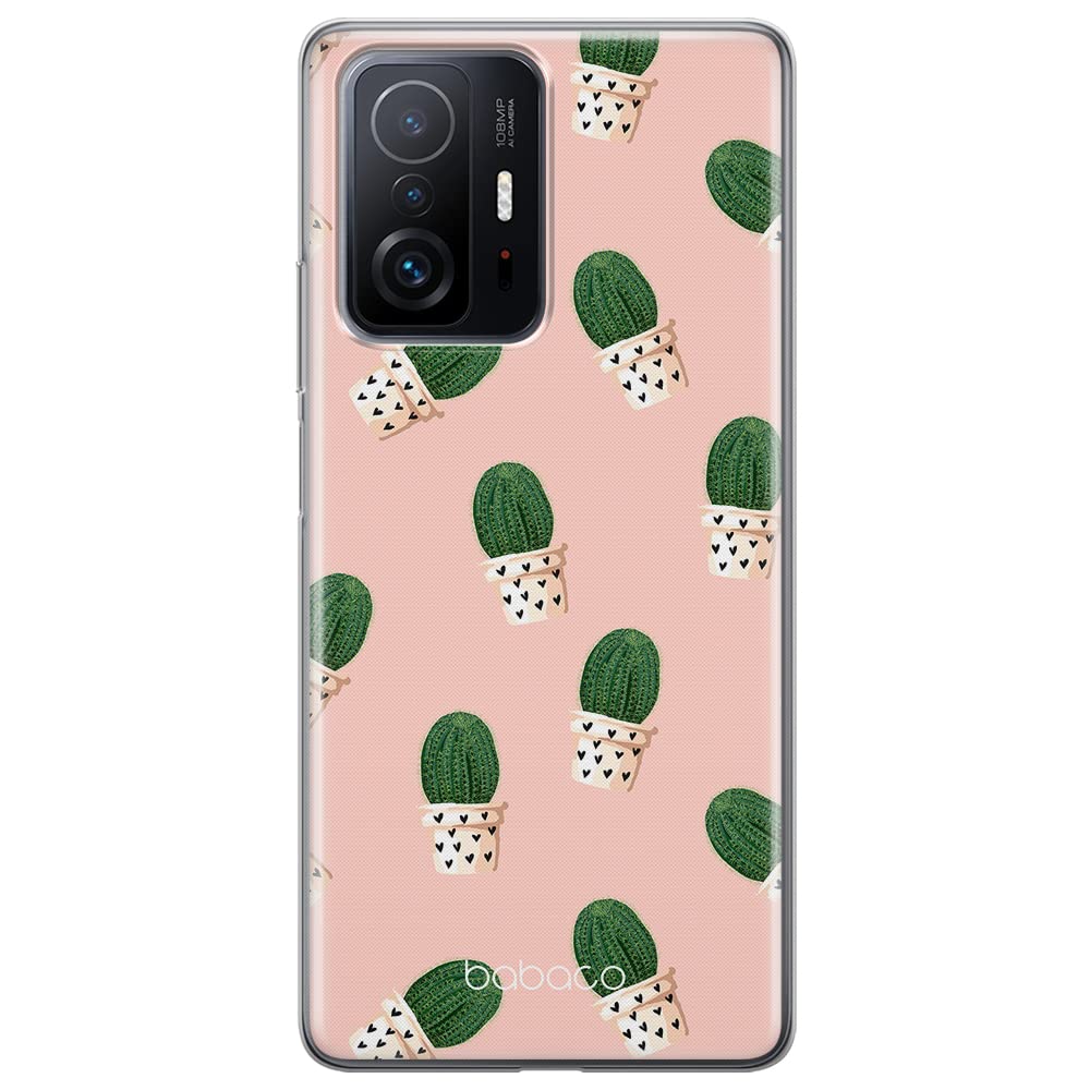 Babaco ERT GROUP mobile phone case for Xiaomi 11T 5G / 11T PRO 5G original and officially Licensed pattern Plants 001 optimally adapted to the shape of the mobile phone, case made of TPU