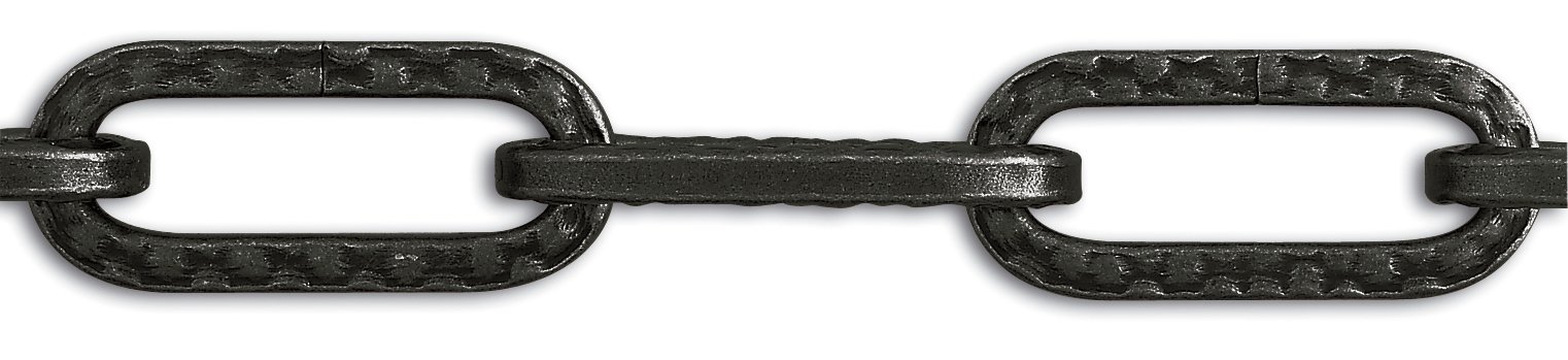 Chapuis BL11 Black Steel Wire Indicative Loading Chain for Jewellery Decoration 25m/Ø2mm