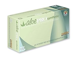 Dash Medical Gloves Inc AP100S AloePRO PF Latex Glove S 100/Bx