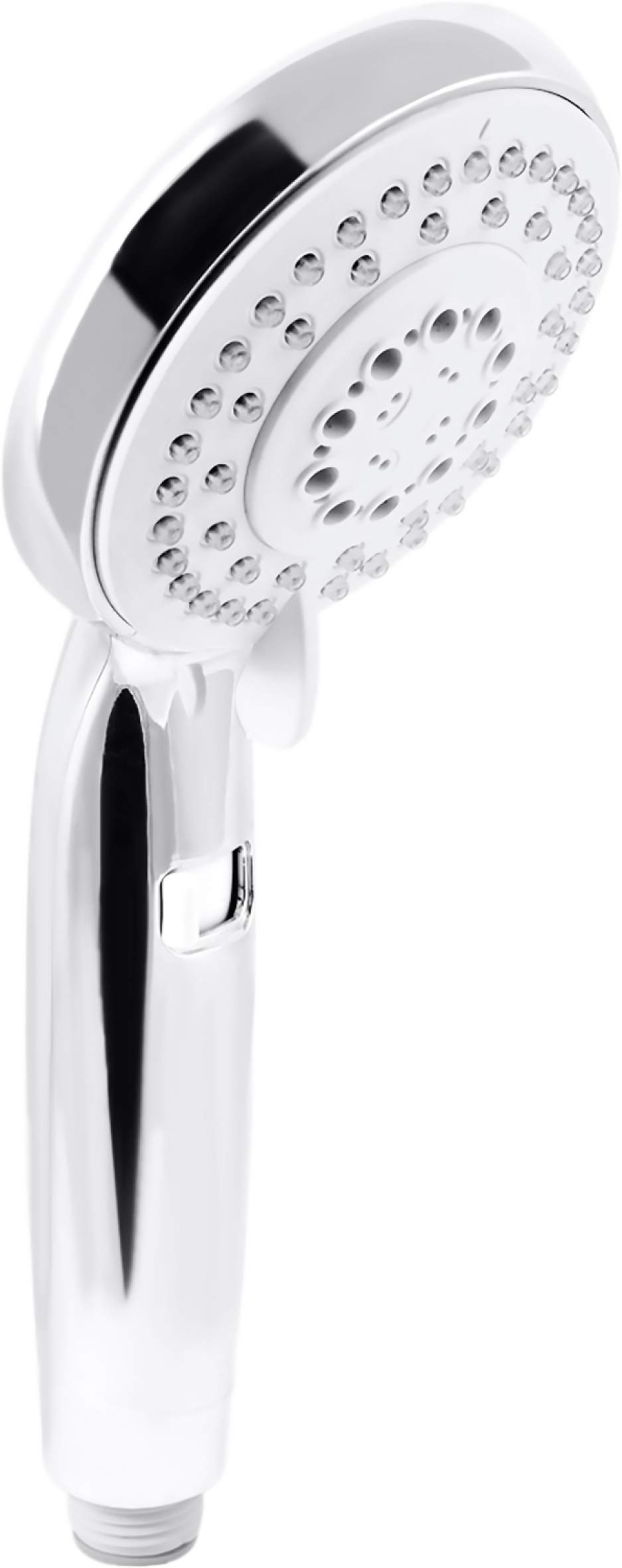 Werkzeyt Carballo ZYT330700 Hand Shower 100 mm Head Diameter Chrome-Plated 5 Jet Types: Normal, Soft & Massage Jet Water Stop & Anti-Limescale/Water-Saving Insert/Shower Head/Shower Head