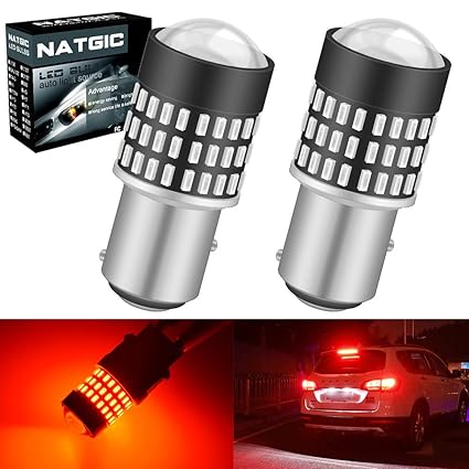 NATGIC 1157 BAY15D 7528 Bombillas LED 1800LM 3014SMD 78-EX ...