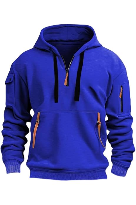 Chaqueta Hombre Sudaderas Con Capucha Para Hombre, Con Bolsillos