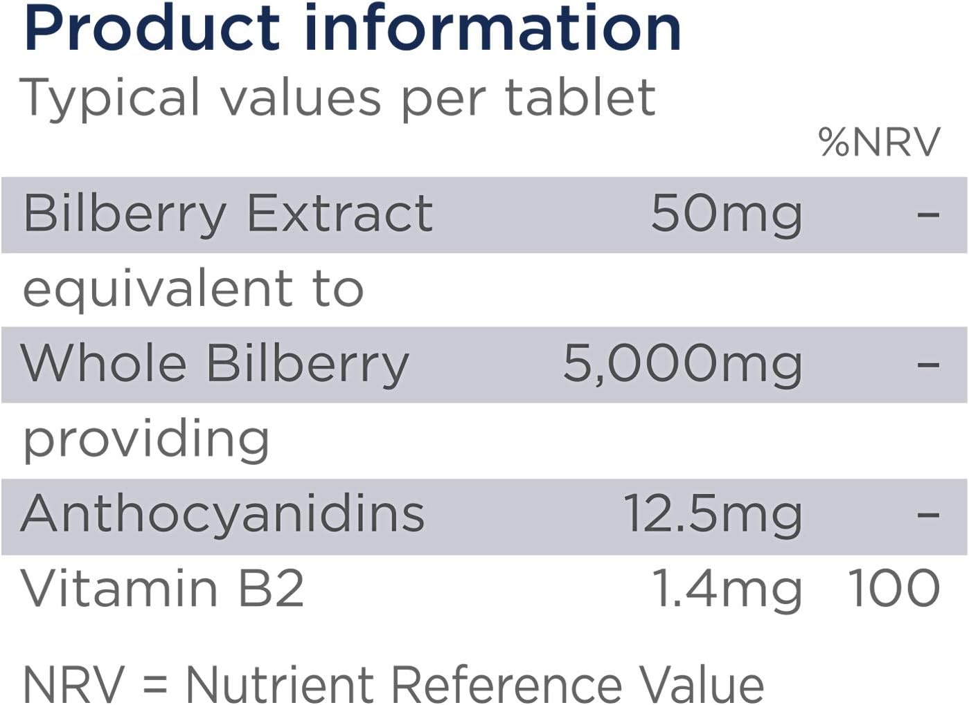 Healthspan Bilberry, 120 count (Pack of 1) - Image 4