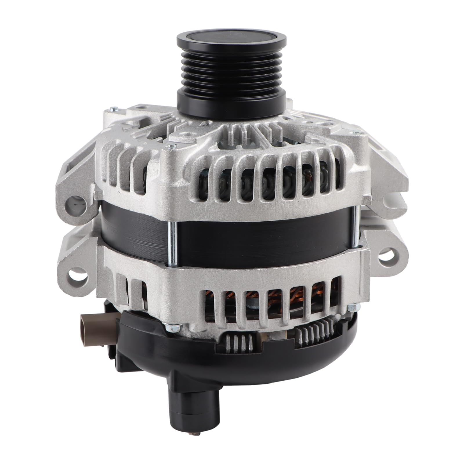 Photo 1 of MISIOEK Alternator 12V 230A CW 6-Groove Pulley Compatible 2014-2018 Ram 1500, 2019 1500 Classic, V6 3.0L, Replace 56029696AA 11781N