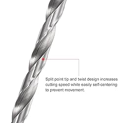 uxcell 8.5mm Twist Drill Bits, High-Speed Steel