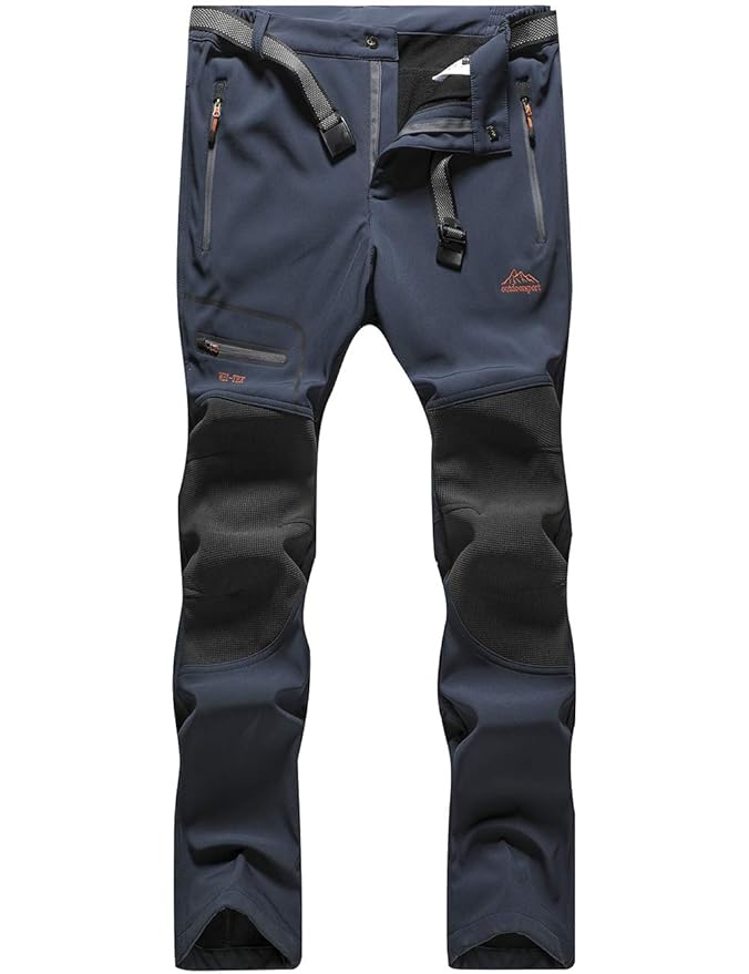 DENGBOSN Pantalones de Montaña Hombre Impermeables