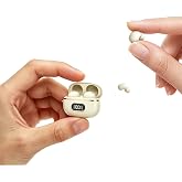 Xmenha Extra Small Invisible Mini Earbuds Wireless Bluetooth Small Invisible Ear Buds for Sleeping Smallest Headphones Tiny Micro Hidden Discreet Earbuds for Work