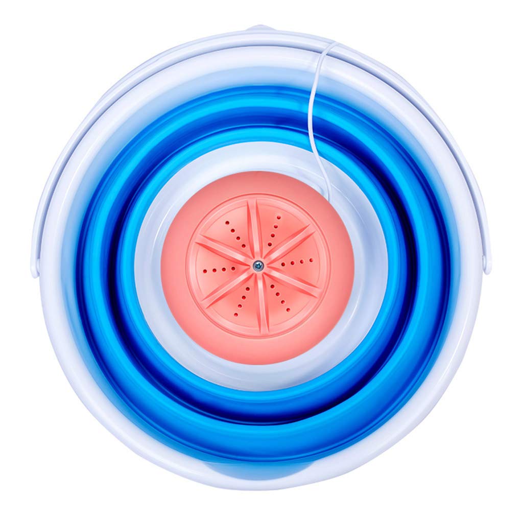 Mini Portable Folding Washing Machine Storage 10L Large Capacity For Washer USB Rechargeable Environmentally Folding Washing Machine Portable Clothes Washing Machines Mini Washing Machine Tub