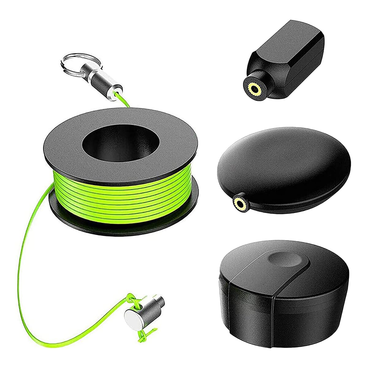 VOANZO Nylon Pipe Concealed Wire Threader, Wire And Network Cable Guide, Magnetic Wire Stringer, Electrician Wire Threader, Magnetic Cable Puller