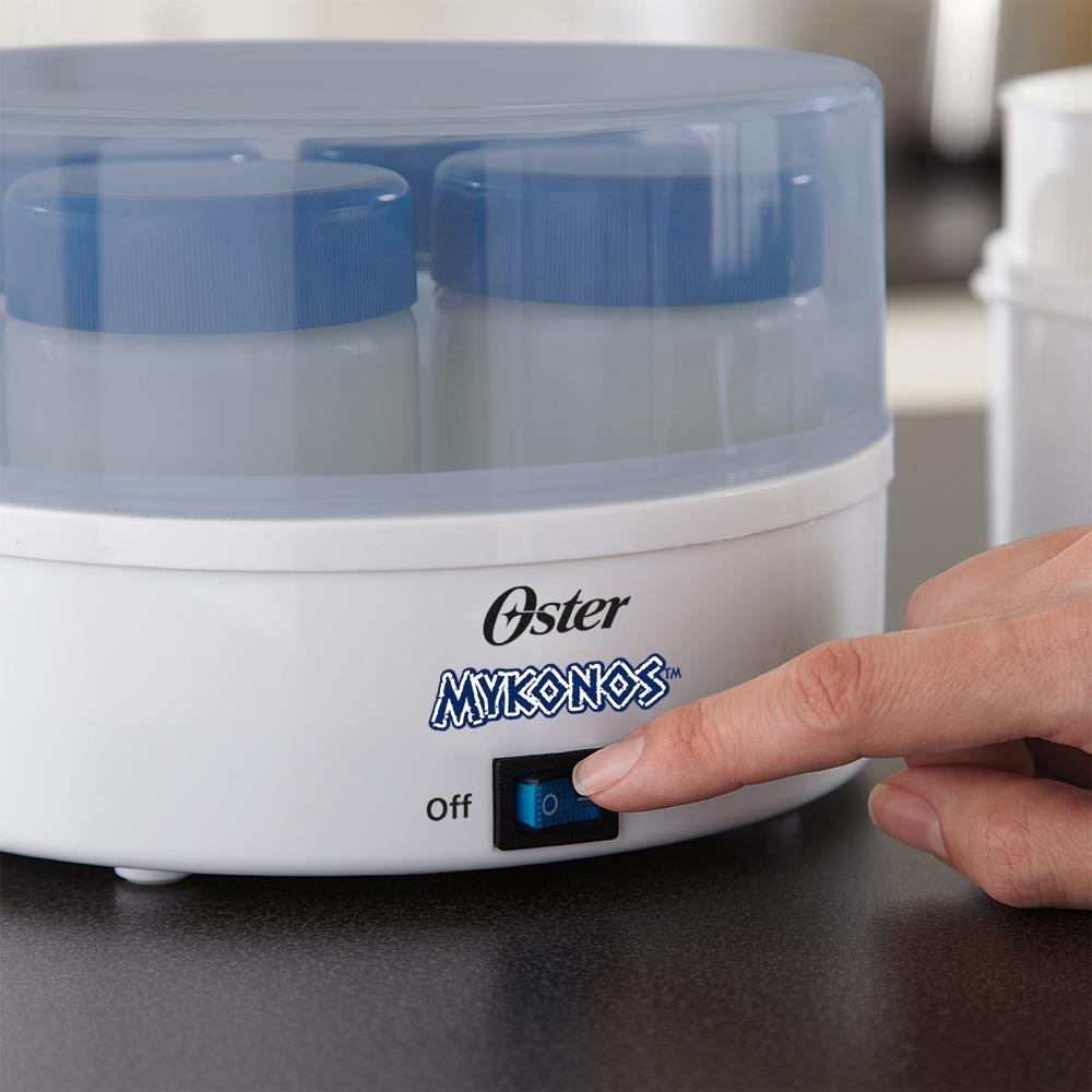 Oster CKSTYM1001 Mykonos Greek Manual Yogurt Maker, 1Quart