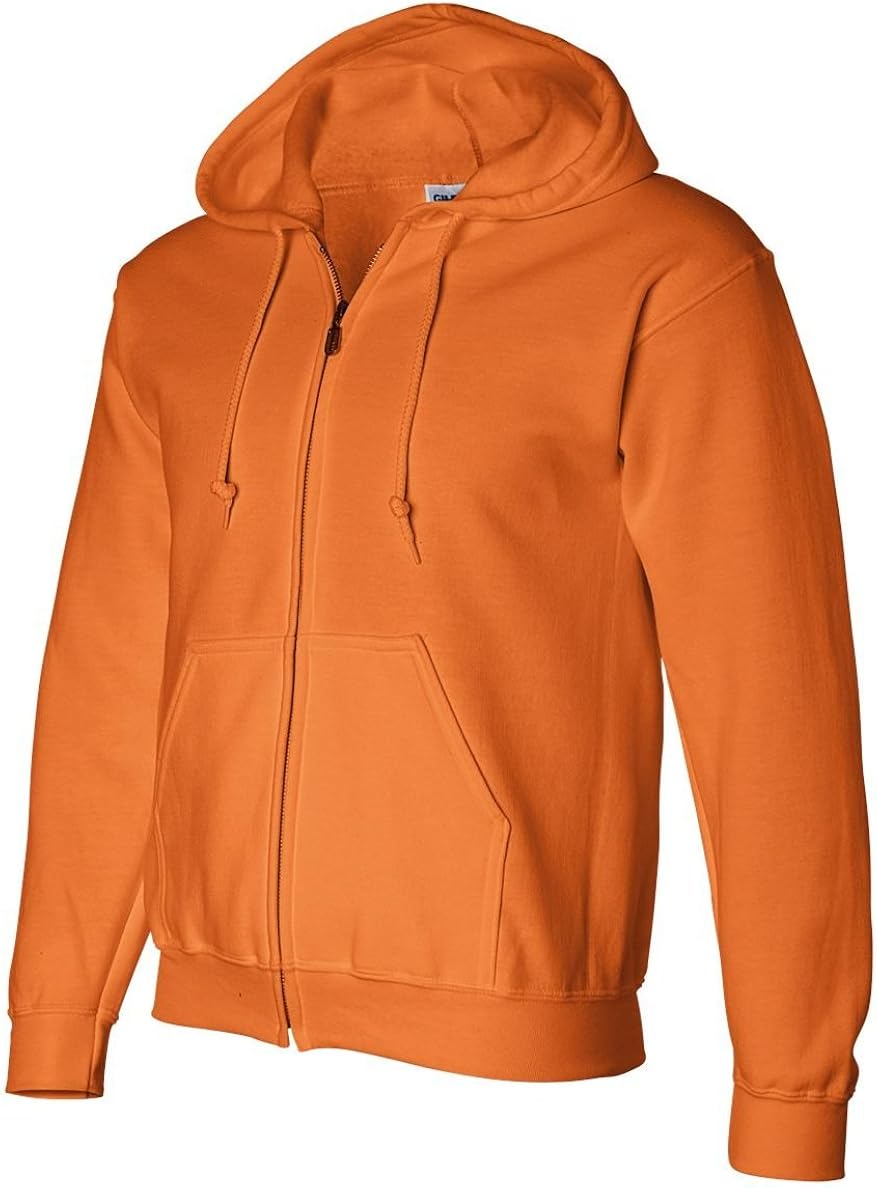 Gildan Activewear FullZip Hooded Sweatshirt, 3XL, Safety