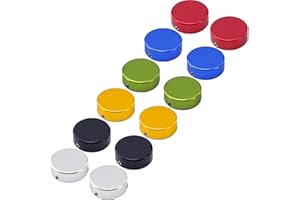 SOLUTEK BUTTONS Footswitch Topper Guitar Pedal Button Caps | Barefoot Pedal Buttons and Guitar Pedal Topper to enhance Accuracy,Comfort,Protection. V1 Skirt-less 12 Pcs Multi-colors