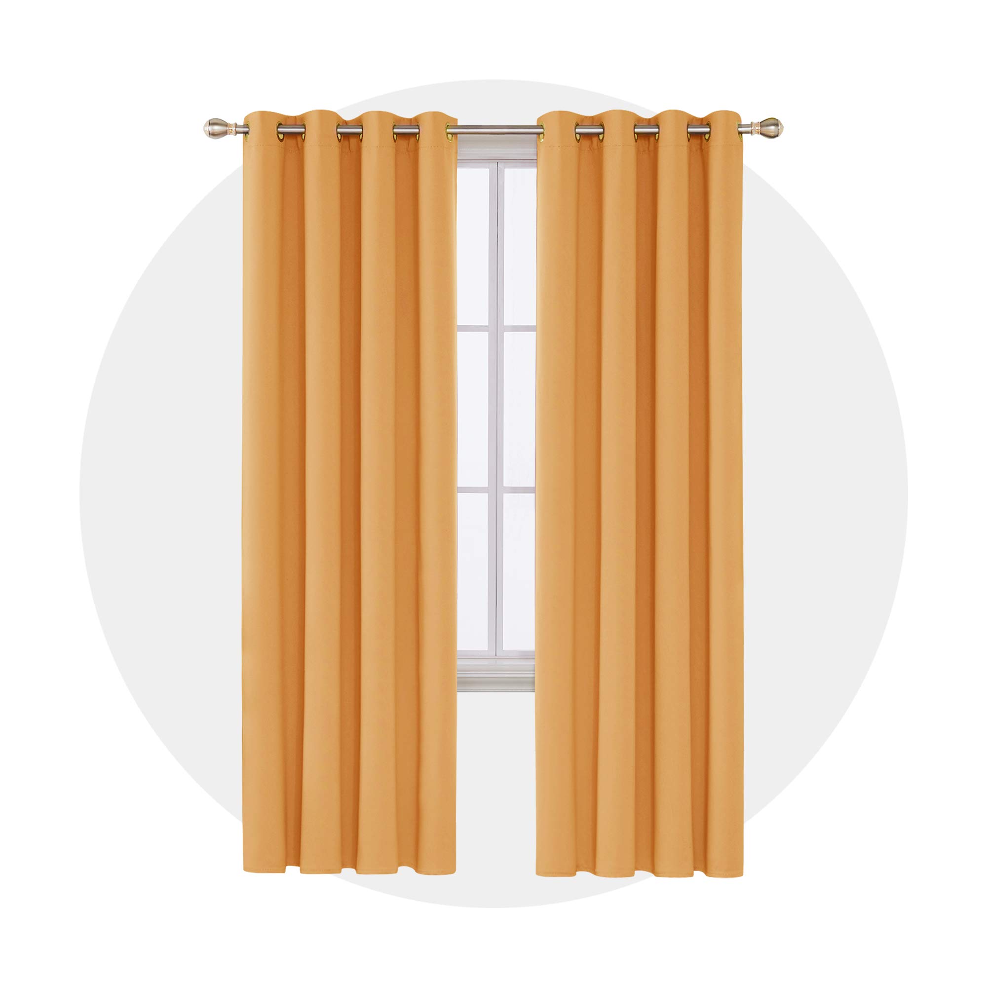 Deconovo Thermal Insulated Window Treatments Grommet Top Drapes Room Darkening Panels