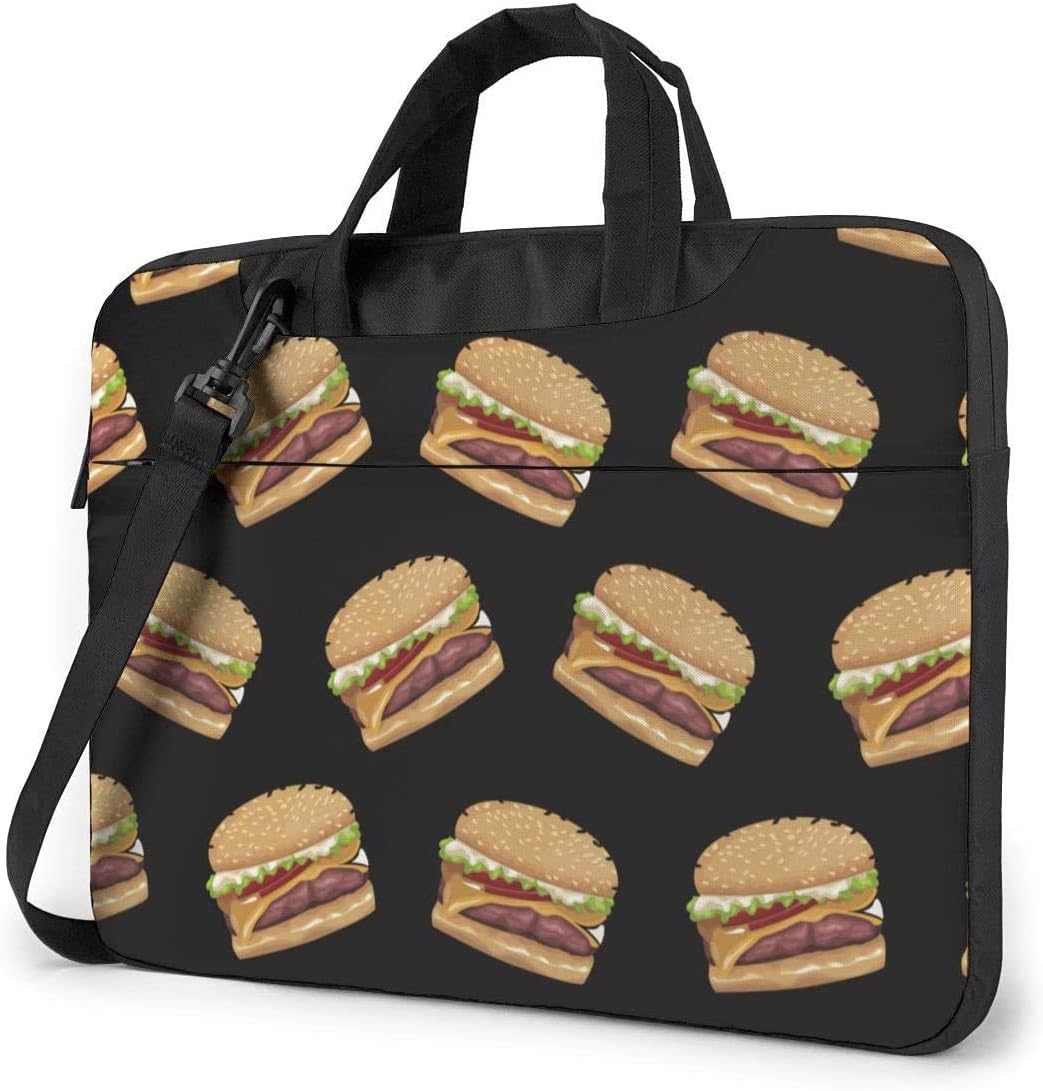 Delicious Hamburger Anti-Collision Laptop Case Sleeve Laptop Shoulder Bag Laptop Messenger Bag