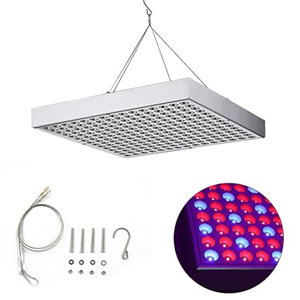 Hengda® 45W Pflanzenlampe Full Spectrum Pflanzenleuchte 225 LEDs Pflanzen Grow Licht Pflanzenbeleuchtung für Zimmerpflanzen G