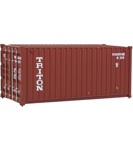 Walthers Cornerstone GENSTAR 48' Container – HO Maßstab Fertigmodell Für Modellbahn & Diorama