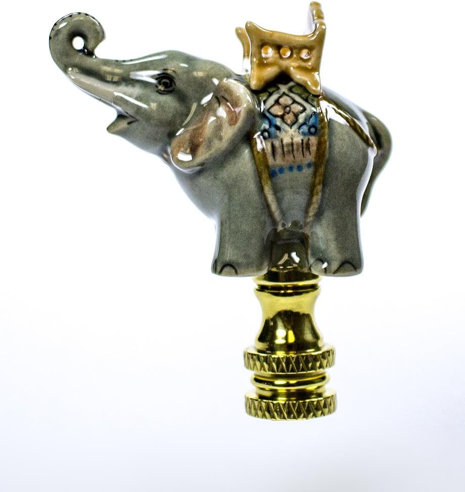 Celadon Porcelain Elephant Finial