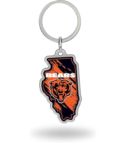 Chicago Bears Chrome Key Chain - Sports Unlimited