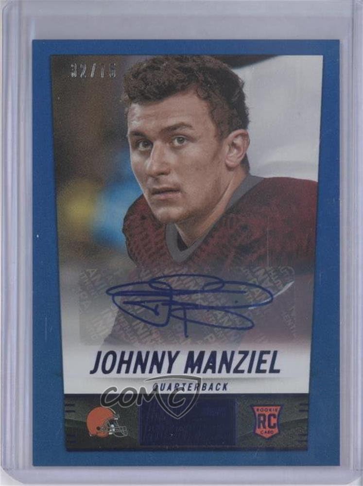 Amazon Johnny Manziel 32 75 Football Card 2014 Panini Hot 