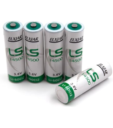 BATERIA DE LITIO 3.6V 2600MAH Li-SOCI2 TAMAÑO AA CON CABLE PARA PLC Saft Ls14500 Cot - Foto 13